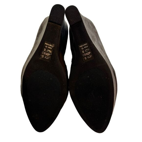 Michael Antonio Brown Wedge Boots Size 10 - Picture 6 of 10